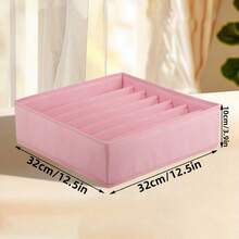 Bộ 4 giỏ đựng đồ cho bé, hộp đựng đồ bằng vải không dệt có thể gấp gọn với nhiều ngăn để đựng tất, đồ lót, áo ngực, cà vạt, khăn quàng cổ, đồ chơi trẻ em, giúp tiết kiệm không gian trong ngăn kéo. - Nhiều màu - Xem 30