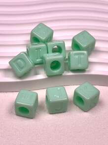 10 قطع من خرز الأحرف الملون من الأكريليك بقطر 12 مم، لصنع المجوهرات DIY، مناسب كهدايا للأصدقاء