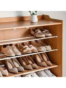 FEPK 1pc No-Drill Shower Curtain Rod, Multi-Functional Telescopic Rod, Thickened Spring Rod, Adjustable Length, Suitable For Bathroom, Kitchen, Wardrobe, Curtains, Drying Rack, Simple Bathroom Accessory Bathroom Accessories Bathroom Tools - Multicolor - View 8