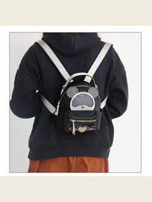 NCosmos Bear Backpack, Pink/Black, Back-To-School Gift, Backpack, Birthday Gift - Pink - View 3