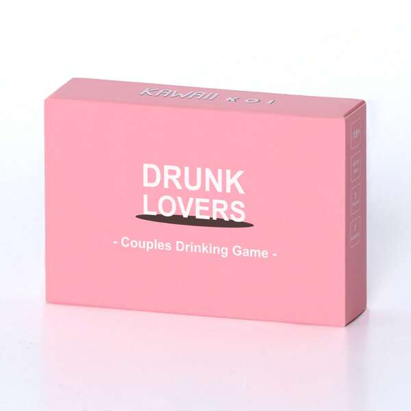 DRUNK LOVERS Trinkspiel für Paare für Date Nights, Paarspiele für Erwachsene, Paarkarten-Spiele für Erwachsene, perfekt als Geschenk zum Jahrestag oder Valentinstag, um die Beziehung zu vertiefen