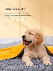 Pet Towel Household Universal Car Wash Absorbent Quick-Drying Dog Cat Absorbent Quick-Drying Bath Towel Soft Thickened Coral Fleece Pet Bath Towel Dog Special Towel New Pet Thickened Absorbent Coral Fleece Car Wash Towel Non-Marking Car Wipe Towel Multi-Functional Towel