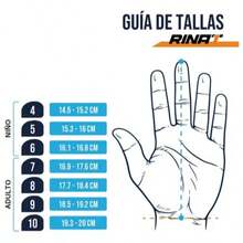 Guantes Rinat Asimetrik Training Spine Con Varilla Profesional Calidad Premium Colores Blanco, Negro y Azul - Blanco - Ver 7