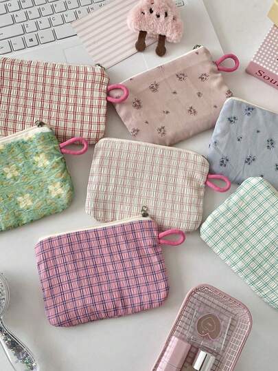 Portable Minimalist Coin Purse Women's On-The-Go Lipstick & Essentials Organizer Travel Toiletry & Document Pouch For Women Wallet Mini Wallet Purse Wallet Keychain Coin Wallet Fall Autumn Travel Wallet