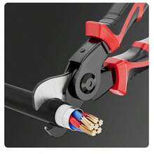 5 IN 1 Plier Set With 5 Interchangeable Tool Heads Wire Stripper Crimping Plier - Default - View 9