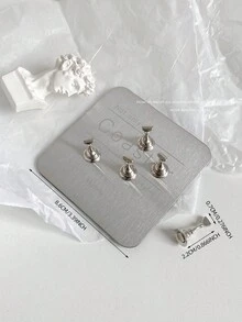 美甲装饰品，跨境热销圆形、方形、多边形金属磁性底座美甲展示架，指甲油架，韩式美甲用品，摄影道具，DIY配件