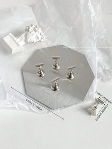 美甲装饰品，跨境热销圆形、方形、多边形金属磁性底座美甲展示架，指甲油架，韩式美甲用品，摄影道具，DIY配件