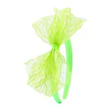 3pcs 80s Single Party Solid Neon Green, Pink Lace Bow Headband, 40cm Tulle Skirt, Heart Shaped Glasses Costume Set, Fun Cosplay Party Outfit, Neon Sexy Accessories,Halloween