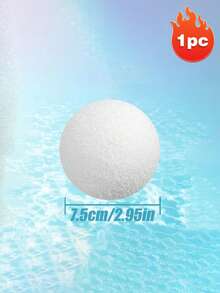 Pool Cleaning Ball For Pool Spa Hot Tubs, Reusable 3-Inch Hot Tub Absorber Ball, Washable Hot Tub Oil Spa Sponge, Removes Scale, Hot Tub Pool Oil Scum Filter Sponge Ball Hot Tub Scum Filter Oil Suction Decontamination Sponge, Suitable For Pools, Hot Tubs, Spas