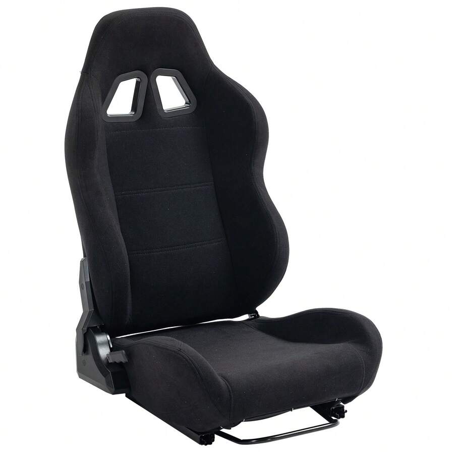 Minneer Racing Seat Black With Double Locking Slides Fit Most Racing Sim Cockpit - Black - View 1