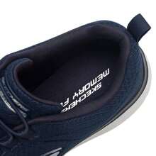 Skechers 男士休闲套脚运动鞋，EVA鞋底，轻便舒适，适合日常穿着和旅行，海军蓝 - 海軍藍色 - 查看 9