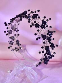 1条黑色水晶发箍,优雅精致,轻盈奢华,适合搭配各种发饰,适用于节日、舞会、婚礼、服装、发饰、多功能腰链、连衣裙、正式服装腰部装饰、秋季头巾、女士头巾、时尚头巾、吸汗运动头带、秋季发带、运动头带,也是一份很棒的礼物。 - 黑色 - 查看 14