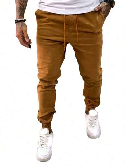 Calças Jogger Masculina Streetwear Punho Elástico