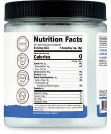 Nutricost Allulose Sweetener (1 LB) - KETO Sugar, 0 Calorie, Low Carb, Natural Sugar Alternative, Crystalline Powder | Sugar Substitute, Keto Friendly, Low Calorie, Baking, 1LB, Premium Quality - Không có hương vị - Xem 5