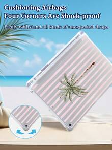 粉色直筒椰子树平板电脑保护套，适用于iPad 10代、iPad Air 11英寸(M3) 2025、iPad Mini 4/5/6/7、Kindle Paperwhite 12代 2024、Tab P11等机型。保护套四角防震，轻巧便携 - 彩色 - 查看 7