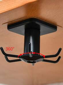 Creative Kitchen Wall Mounted Rotatable Spoon And Spatula 6-Claw Hook, Cabinet And Bathroom Small Item Storage Rack. Bag Clothes Tie Bag Hanger, Kitchen Storage Rack, Hanger, Hook. Kitchen Storage And Organization.