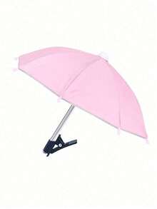 Parasol z zaciskiem na telefon 1 szt./2 szt., wodoodporny parasol przeciwsłoneczny do użytku na zewnątrz z uchwytem na telefon, mini parasol z filtrem UV na lekki deszcz, uniwersalna osłona przeciwsłoneczna do telefonu, zewnętrzna osłona przeciwsłoneczna z powłoką antyrefleksyjną do telefonu, niezbędne akcesoria podróżne, artykuły szkolne, artykuły na wakacje, kemping, niezbędne akcesoria wakacyjne
