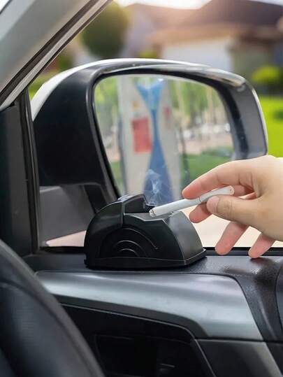 Cendrier de voiture, rangement pratique pour les cendres, avec couvercle à clé, empêche la dispersion des cendres, convient pour le rangement des cendres dans la fenêtre de la voiture, compact et durable, un bon choix de cadeau