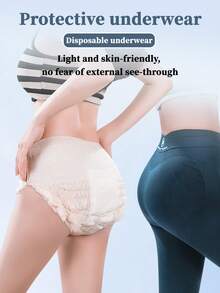 10/30 piezas, Bragas menstruales, Toallas sanitarias, Toallas sanitarias tipo pantalón para la noche, Anti-fugas laterales, Transpirables, Altamente absorbentes, Suaves y transpirables, Bragas de menstrual, Buen sueño toda la noche, Ropa interior menstrual a prueba de fugas, Ropa interior absorbente