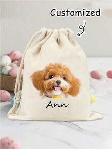 1 Stück personalisierte Katzen-Foto-Kosmetiktasche, süßes Katzen-Thema Geschenk, kleine Haustierliebhaber Reise-Kosmetiktasche, Reißverschlusstasche, geeignet für Teenager, Töchter, Schwestern, lustige Haustier-Zubehör Geburtstags-Weihnachts-Deko Kosmetik-Aufbewahrungstasche, Mini-Kosmetiktasche, Reise-Kosmetikkoffer, personalisierte Kulturtasche, leicht & bequem - Beige - Übersicht 13