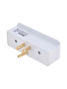 Adaptador Multicontacto Aterrizado - Blanco - Ver 2