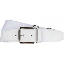 CHAMPRO cinturón elástico de béisbol con pestaña sintética de 3.8 - Blanco - Ver 8