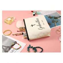 IJNIHPL-Godmother Appreciated Gift,First Time Godmother,Thank You Gift,Godmother Proposal Gift,Pregnancy Announcement Gift,Christening Gift,Baptism Gift,Christmas Gift-Makeup Bag,Cosmetic Pouch,Travel Case - Nhiều màu 110 - Xem 4