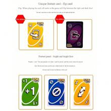 Mattel ​美泰 UNO 官方系列：超级马里奥、我的世界、哈利波特和变形金刚多版卡牌游戏套装 - 每副 112 张卡牌，2-10 名玩家，带有机器人变形机制的主题派对游戏​ - GDR44 美泰 UNO 翻轉撲克牌 - 查看 7