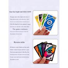 Mattel ​美泰 UNO 官方系列：超级马里奥、我的世界、哈利波特和变形金刚多版卡牌游戏套装 - 每副 112 张卡牌，2-10 名玩家，带有机器人变形机制的主题派对游戏​ - GDR44 美泰 UNO 翻轉撲克牌 - 查看 9