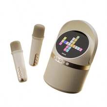 PHILIPS TAS2508 Karaoke Microphone Speaker Integrated Microphone With Built-In Sound Card Home Ktv Audio Set Bluetooth Wireless Speaker Beige - Off White - View 1