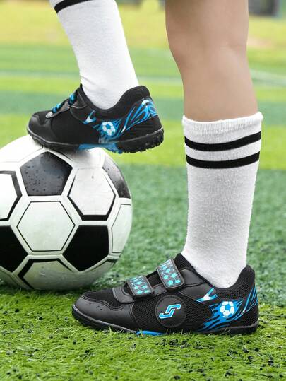 Youth Soccer Cleats, Breathable Mesh Upper, Non-Slip & Durable Training Shoes With Short Studs For Grass Field, Suitable For Teenagers, Boys & Girls