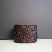 1 rollo de 50 g de madeja de hilo de crochet único, dorado y plateado, con purpurina, tejido a mano para proyectos de tejido y crochet. Perfecto para crear suéteres, gorros, bolsos y muñecas.