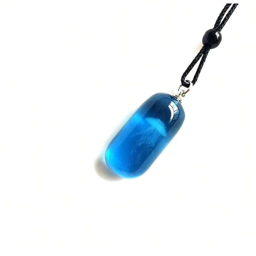 YP Glow In The Dark Necklaces Jellyfish Jewelry Resin Luminous Glowing Pendant-796614 - 藍色 - 查看 1