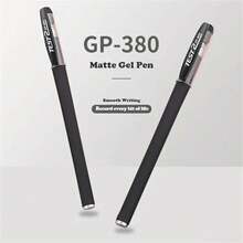 5pcs Quick Dry Ballpoint Pens, 0.5mm Tip, Black Ink - Smooth Writing, Ultra-Dry, With Pocket Clip Design, Perfect For Signing, Office & School Use, Home Decor, Party & Christmas Storage - Black - View 4