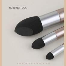 3Pcs Artist Blending Sponge Pen Washable Sketch Rubbing Sponge Brush Reusable Drawing Art Blenders Tools For Artist Professional Student Sketch Drawing Correcting Lightening And Highlight,Back To School,School Supplies