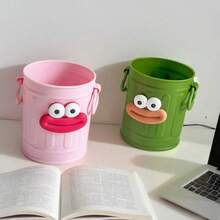 Porta lápices de plástico de boca grande con pegatinas de letras, porta lápices de escritorio de patas largas, lindo y divertido, combinación arbitraria DIY - Pierna - Ver 5