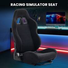Minneer Racing Seat Black With Double Locking Slides Fit Most Racing Sim Cockpit - Black - View 9