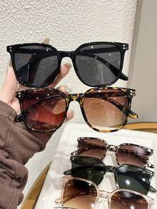 5pcs Cat Eye Hot Girl Style Cool Hip Hop Women Fashion Glasses Combination For Musical Festival Street-Photography Bar Club Accessories Beach Accessories For Women Glasses Shades For Summer Beach Vacation,Outdoor,Travel ,Back To School,Preppy Style,School Look