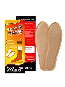 Foot Warmers, Toe Warmers, Foot & Body Heaters, Unisex Heated Insoles, Long-Lasting Heating To Warm Feet And Entire Body