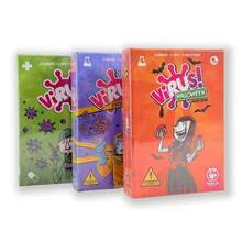 1set,Virus! Roll & Write Card Game - Strategic Dice-Rolling & Writing Challenge For Teens & Adults, Quick 15-20 Minute Pandemic-Themed Board Game With Dice Rolling & Strategic Thinking, Family-Friendly Game - Multicolor - View 2