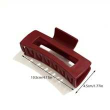 4 piezas/2 piezas/1 pieza Nuevos clips de pelo de silicona suave de 11 cm sin deslizamiento y antideslizantes - Agarre fuerte, unisex - Elegantes clips de pelo negros, adecuados para uso diario, gimnasio, ocasiones formales - Extracción sin daños, accesorio de pelo moderno, accesorios de pelo con textura de goma, pinzas de garra de otoño, accesorios de invierno para atuendos de vacaciones para mujer