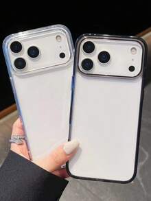 Clear Acrylic Shockproof Case Compatible With IPhone 17 Air 16 15 14 13 Pro Max Transparent Bumper Armor Hard Back Cover - Clear - View 3