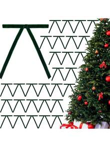 6pcs Christmas Velvet Wreath Bow, Vintage Velvet Ribbon, Country Craft Gift Bow, Suitable For Holiday Christmas Tree Packaging Gift Supplies, Railing Decoration