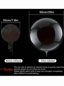 1/5/10 LED Glitter Bubble Balloons, Clear Glow Balloons For Birthday Decorations, Wedding Decorations, Anniversaries, Holiday Celebrations, Proposals, Parties, Graduation Summer Gifts Beach Back To School Supplies Room Decoration