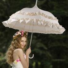 Lolita Princess Parasol, Lace Frill Parasol, European Style, Gothic Design, UV Protection, Rain Or Shine, Cute Parasol - Multicolor - View 9