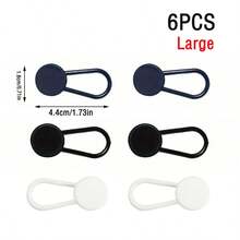 6 Pcs Button Extenders For Jeans,Pants Waistband Extension Buttons,Versatile Shirt Button Extenders,No Sewing Instant Waistband Extenders For Pants,Elasticity Waistband Expander For Women Man Pants Shirt Suit,4 Colors Buttons(Black, Blue, Khaki,White),Pants Waist Extension 1/1.7 Inches.