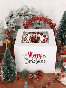 1/2 Cake Boxes 10 Inch, 10x10x8 Inches Tall Cake Box With Large Window Transporting Cakes, Cookies, Pies, Cupcakes, And Pastries, Weddings, Birthdays, And Special Occasions - View 7