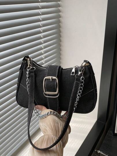 Y2K 女士休闲斜挎包，星星装饰，可调节肩带，单肩包，大容量复古通勤手提包