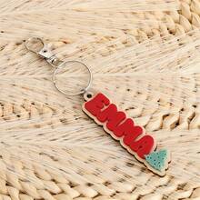 1PC Customized Double-Layer Acrylic Name Keychain, Customizable Acrylic Keychain, Customizable Name, Multiple Colors To Choose From, Colorful Name Key Chain, Unique Key Chain, Personalized Acrylic Key Chain, Teen Name Keychain, Girl Gift, Ideal Gift For Women, Best Back To School Gift, Suitable For Teenagers And Adults, Christmas Gift, Halloween Gift, Anniversary Gift