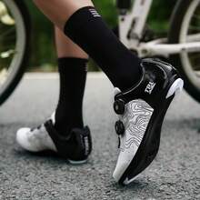 Sapatos de Ciclismo Profissional Masculino, Sapatos de Bicicleta de Estrada para Esportes ao Ar Livre, Confortáveis e Duráveis, Antiderrapantes e Resistentes ao Desgaste, Adequados para Ciclismo, Academia e Outras Atividades ao Ar Livre